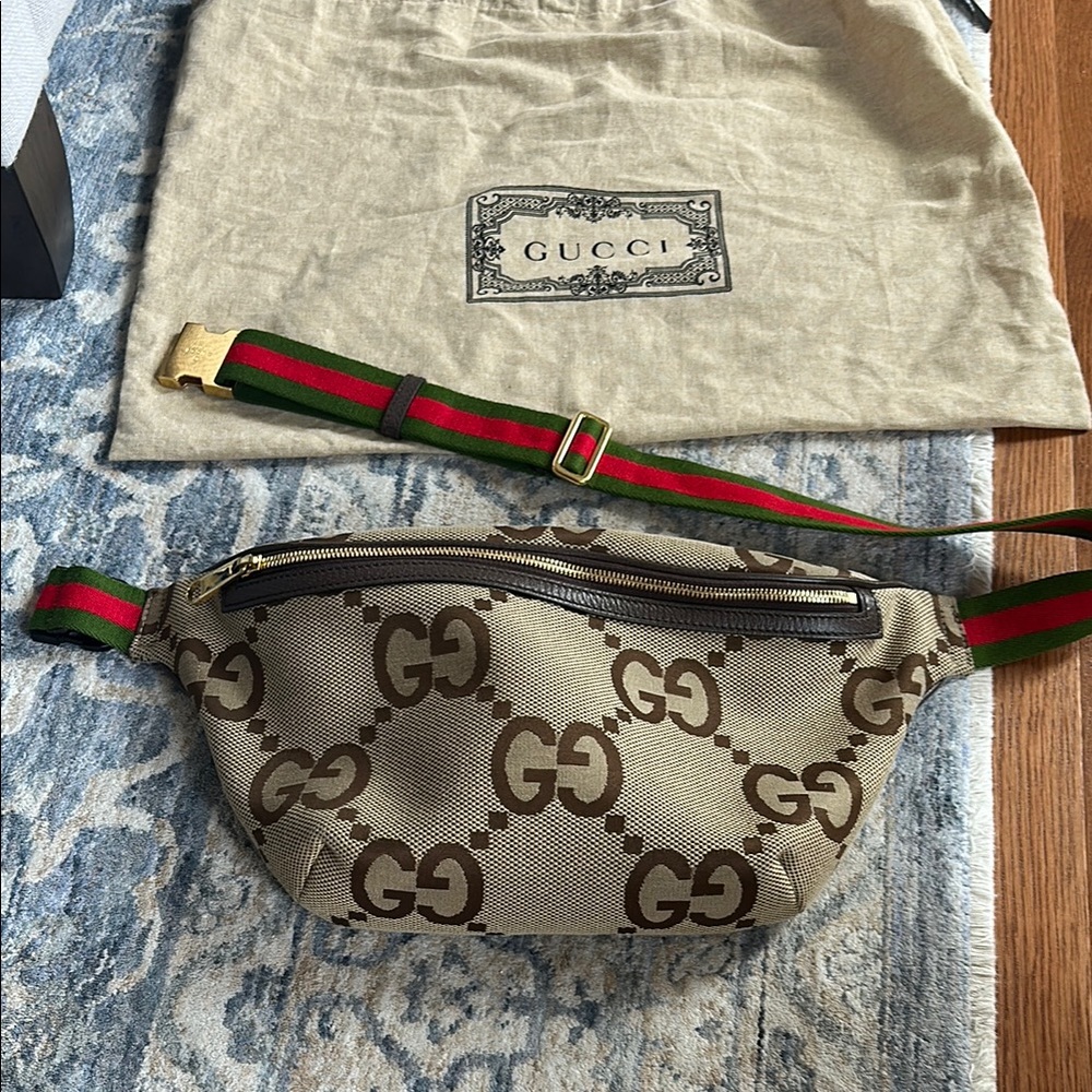 Gucci Gumbo GG belt bag size 90